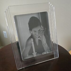 Waterford Crystal Metropolitan Picture Photo Frame Holds 8" X 10" Photo